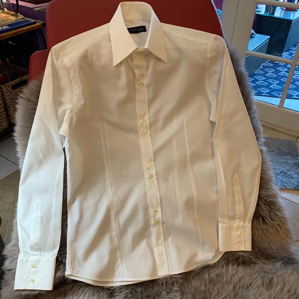 Custom Fitted KENNETH COLE Dress Shirt, NWOT